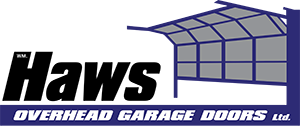WM Haws Overhead Doors logo serving Guelph, Fergus, Cambridge, Elora and Kincardine