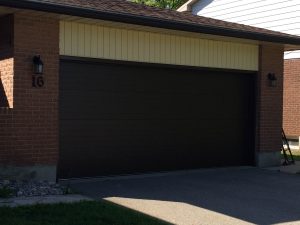 Clopay Classic overhead garage door installed on the Lockyer property by WM Haws