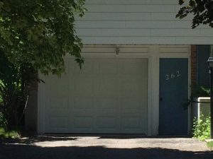 White Clopay Classic Collection short panel garage door, WM Haws Guelph