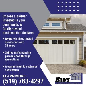 Haws Overhead Garage Doors: award-winning trusted service for over 35 years. 