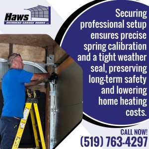 Expert garage door installation ensures proper spring calibration, a secure weather seal, and smooth operation, helping improve safety, energy efficiency, and long-term reliability.