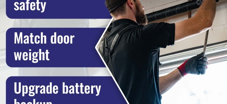Should You Replace Your Garage Door Opener When You Install a New Door?